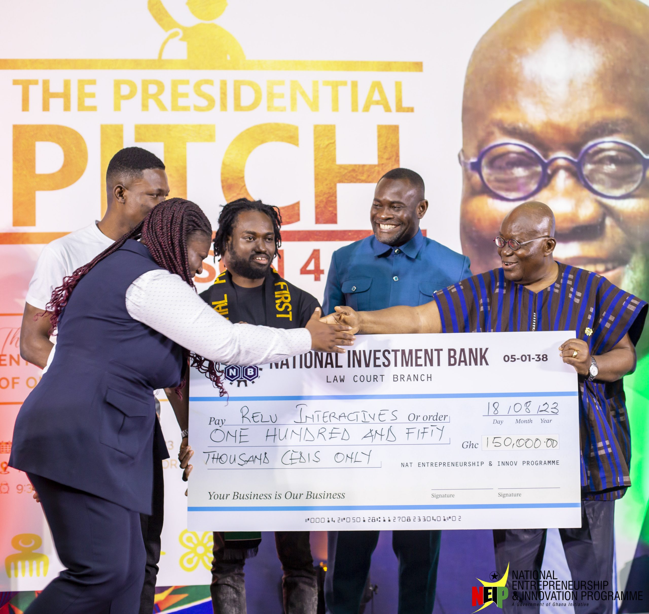 Prez. Akufo-Addo donates ₵50,000 to the winner of Season 4 of Presidential Pitch